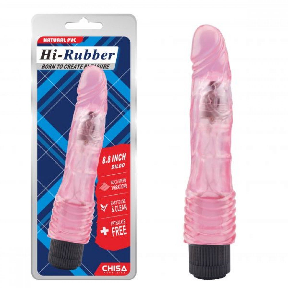 Вибромассажер 8.10 Inch Dildo, Pink 291908 CHISA