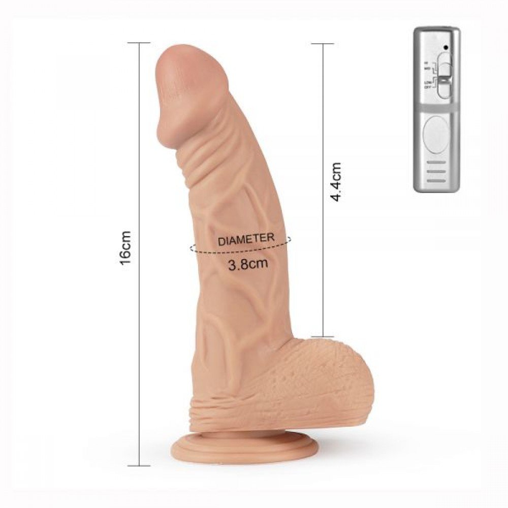 Вибромассажер 9" Real Extreme Dildo, Flesh 310009 LOVETOY
