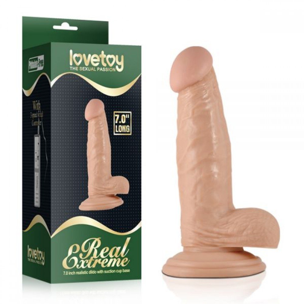 Фаллоимитатор 7" Real Extreme Dildo, Flesh 310016 LOVETOY