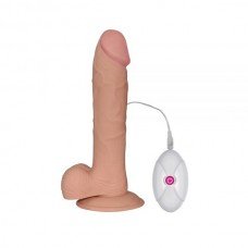 Вибромассажер 9" The Ultra Soft Dude, Flesh Vibrating 310041