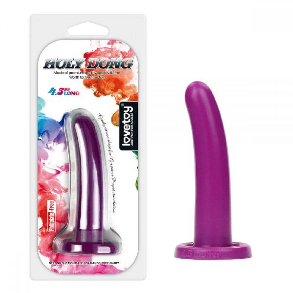 Фаллоимитатор для страпона 4.5" Holy Dong, Purple 310043 LOVETOY