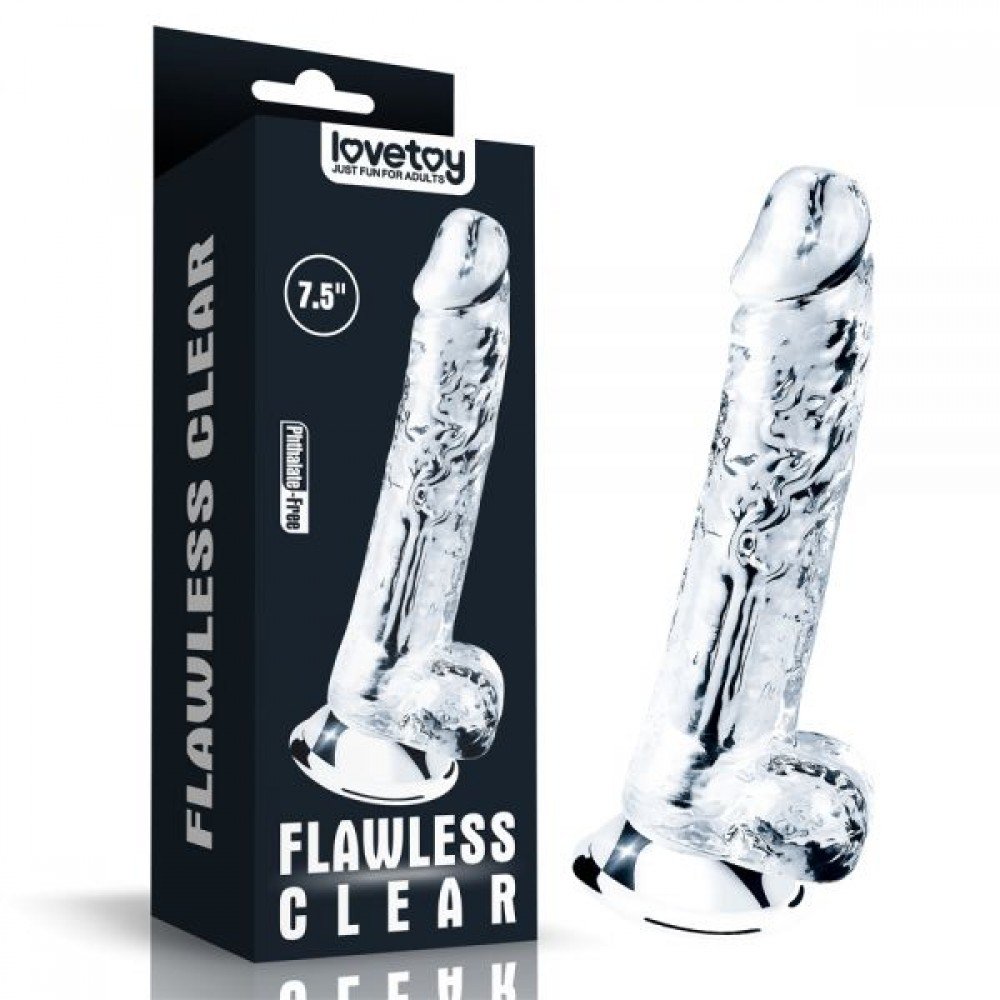 Фаллоимитатор 7.5'' Flawless Clear Dildo, Clear 310053 LOVETOY