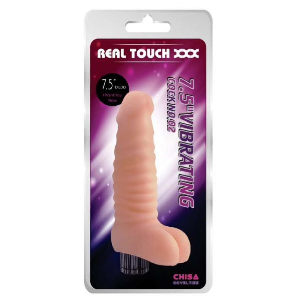 Вибромассажер 7.5" Vibrating Cock No.02 291632 CHISA