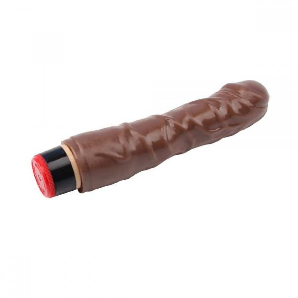 Вибромассажер 8” Vibe Cock, Brown 291643 CHISA