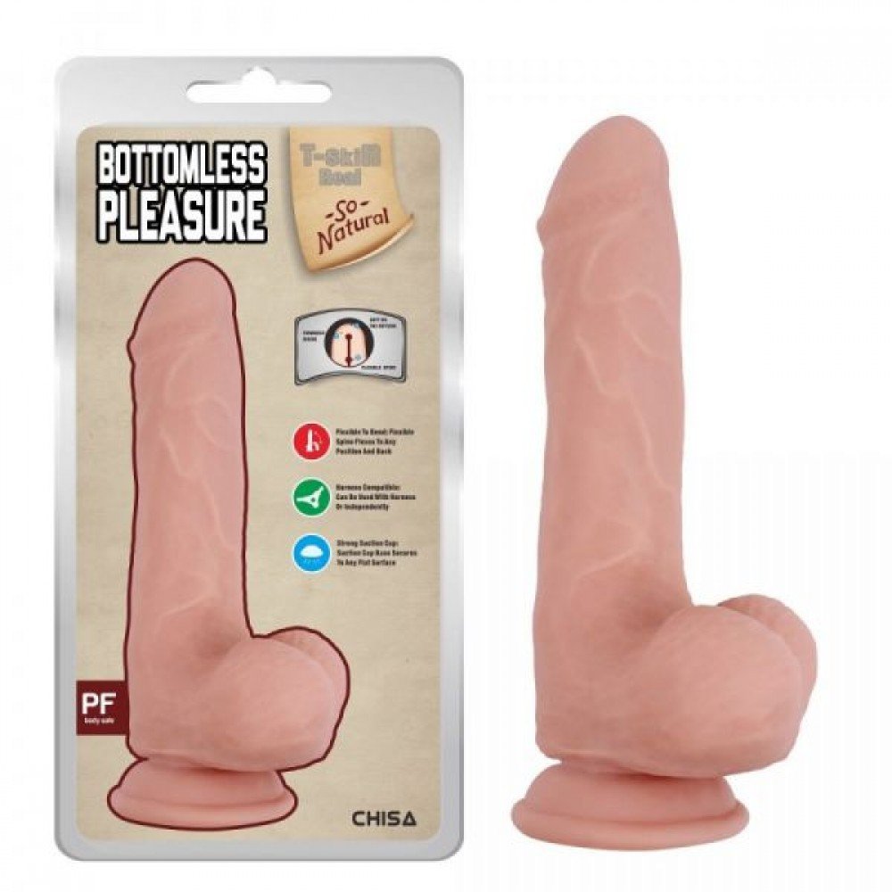 Фаллоимитатор Bottomless Pleasure, Flesh 291839 CHISA