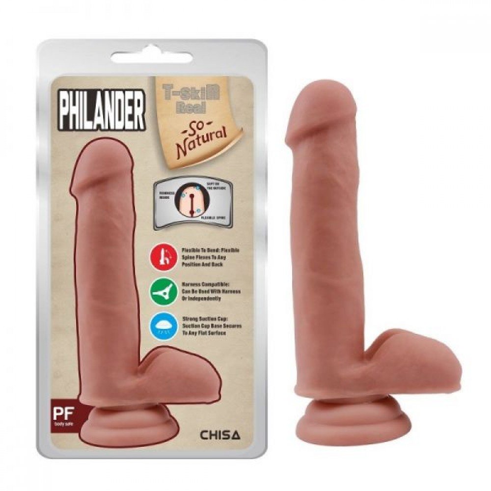 Фаллоимитатор Philander, Flesh 291869 CHISA