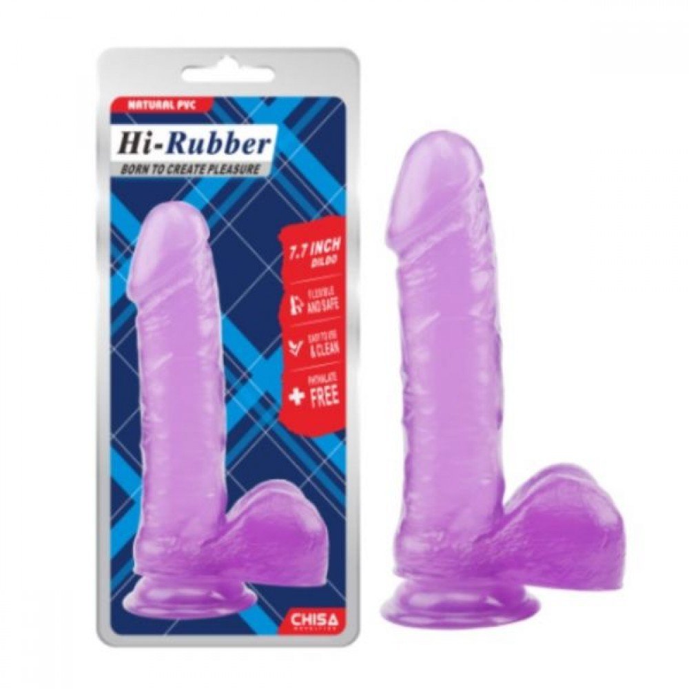 Фаллоимитатор 7.7 Inch Dildo, Purple 291889 CHISA