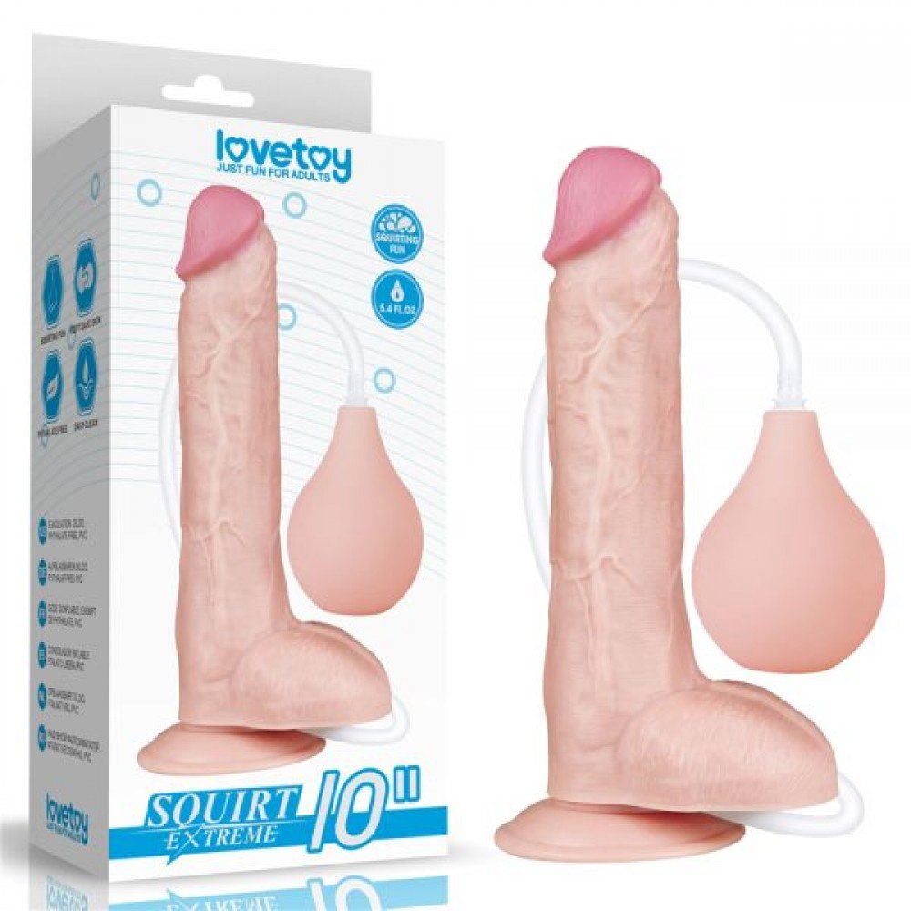 Фаллоимимтатор с функцией семяизвержения 10'' Squirting Dildo 310091 LOVETOY