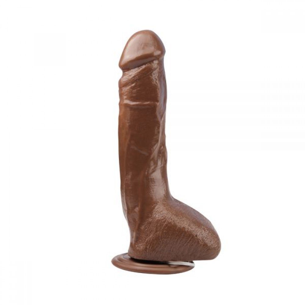 Вибромассажер MR.MARCUS' 9.9" Vibrating Dildo, Brown 291655 CHISA