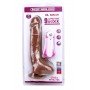 Вибромассажер MR.MARCUS' 9.9" Vibrating Dildo, Brown 291655 CHISA