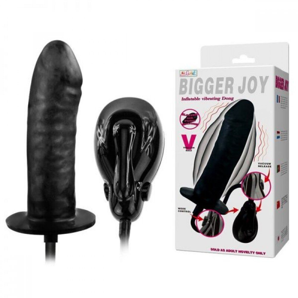 Вибромассажер расширяющийся BIGGER JOY, Flesh 30125 LYBAILE