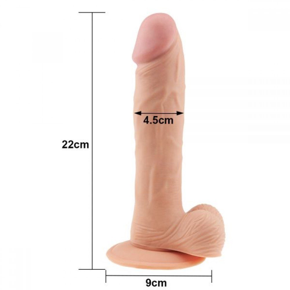 Фаллоимитатор 9" The Ultra Soft Dude, Flesh 310033 LOVETOY