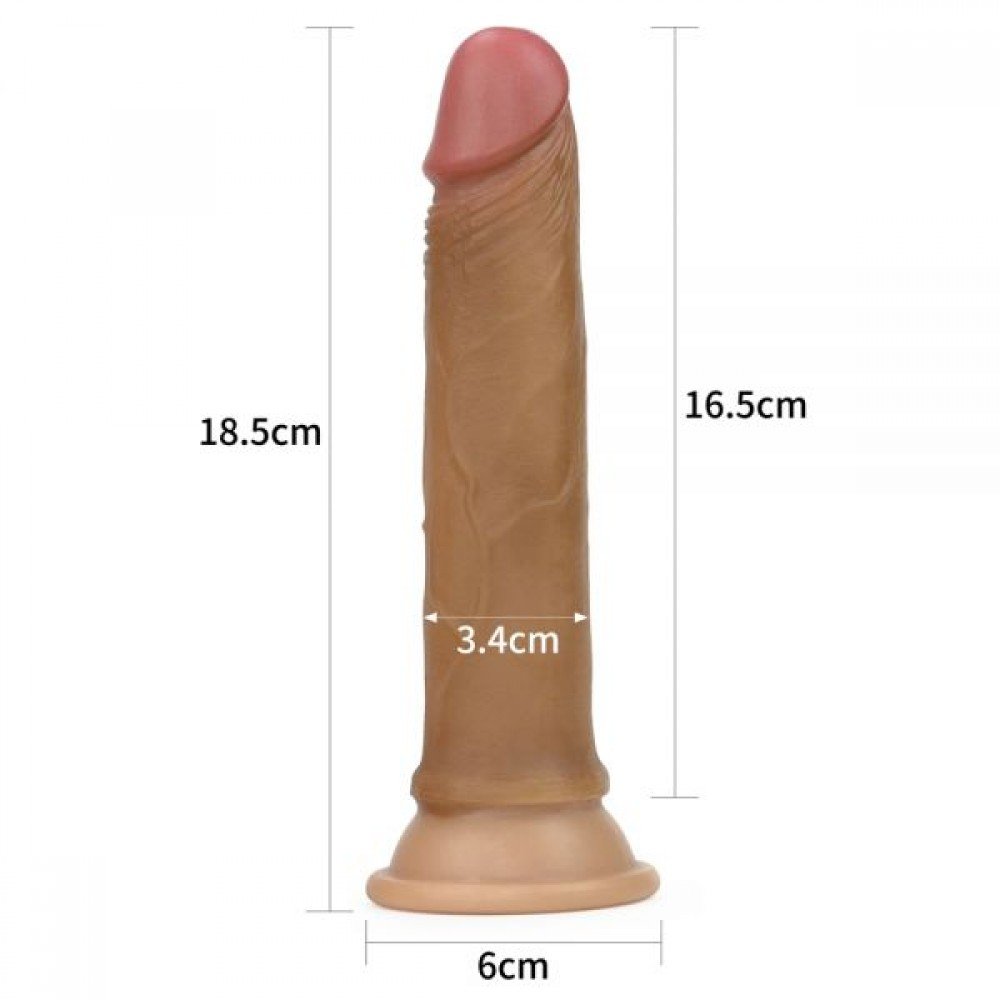 Фаллоимитатор 7'' Nature Cock, Brown 310059 LOVETOY
