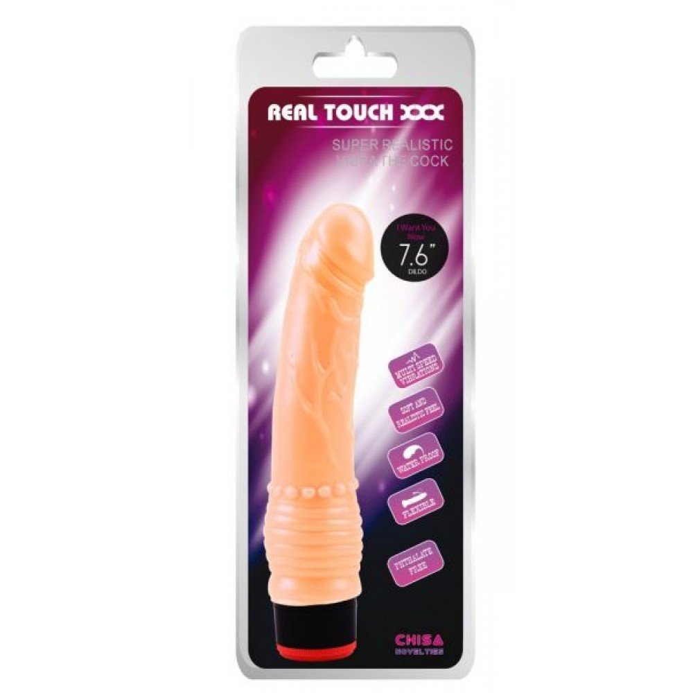 Вибромассажер 7.6” Vibe Cock, Flesh 291634 CHISA