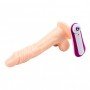 Вибратор с вращением JAMES DEEN 8.5" Vibrating and rotating Dildo, Flesh 291715 CHISA