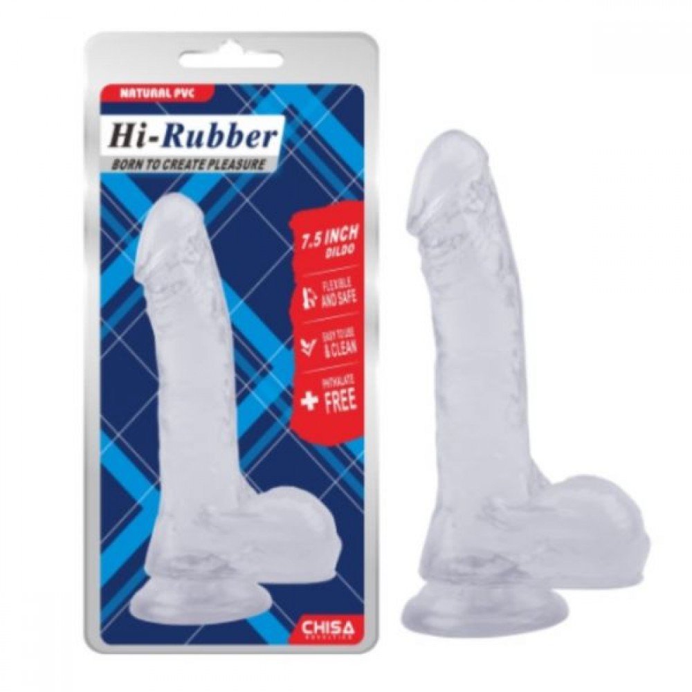 Фаллоимитатор 7.5 Inch Dildo-Clear 291891 CHISA
