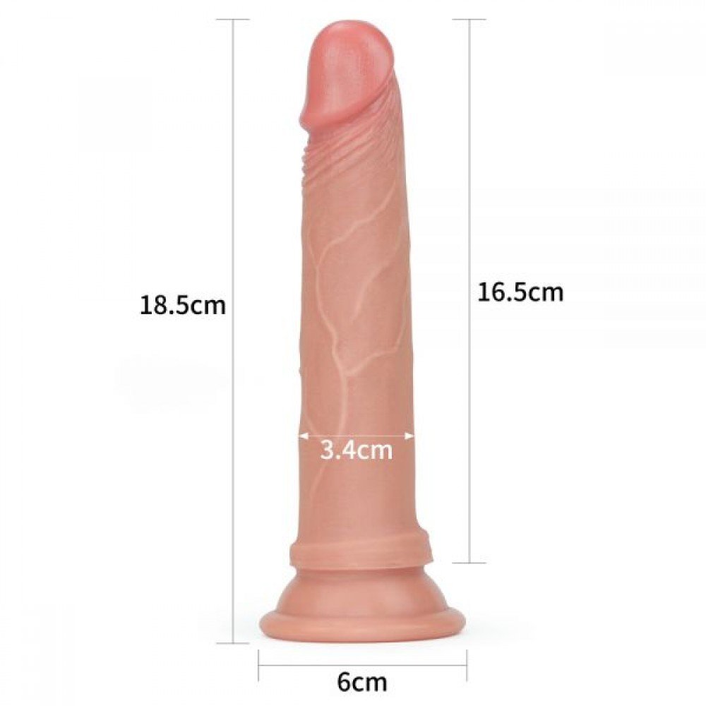 Фаллоимитатор 7'' Nature Cock, Flesh 310060 LOVETOY