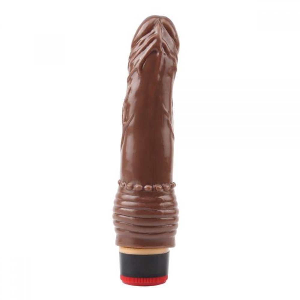 Вибромассажер 7.6” Vibe Cock, Brown 291635 CHISA
