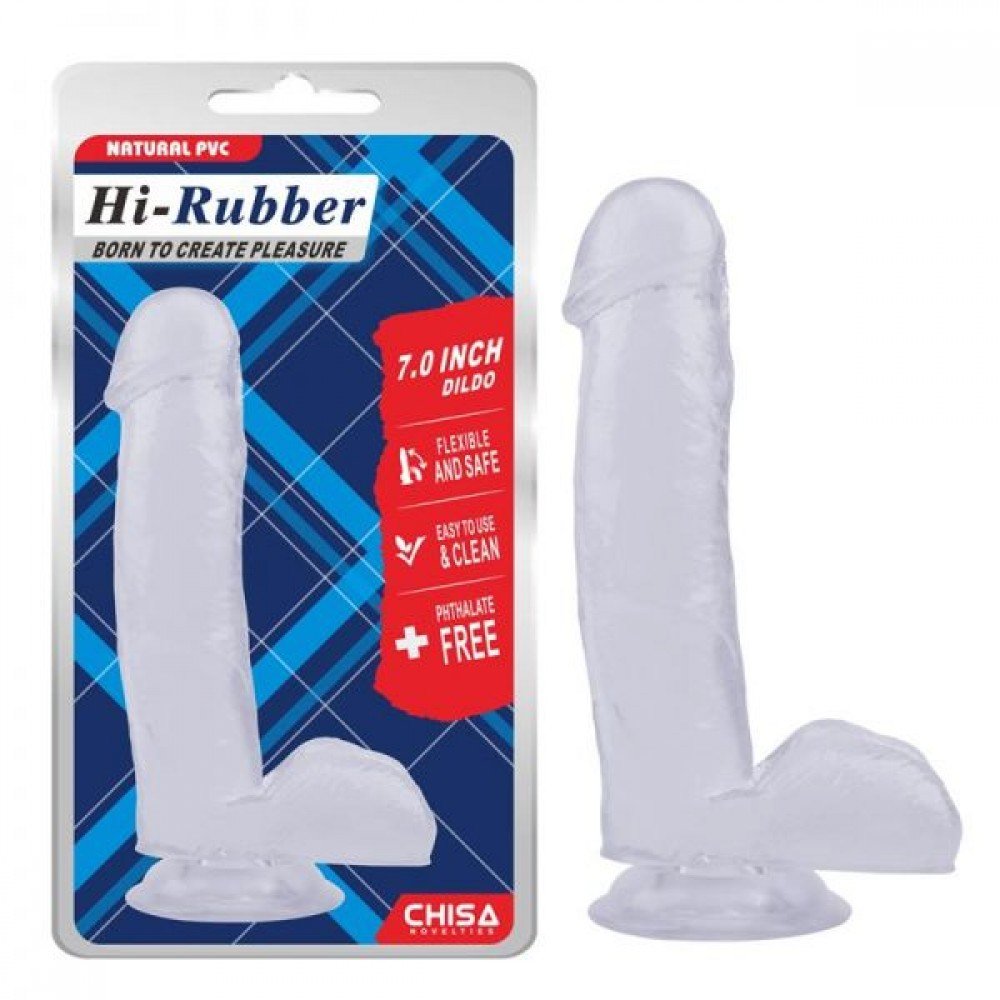 Фаллоимитатор 7.0 Inch Dildo, Clear 291882 CHISA