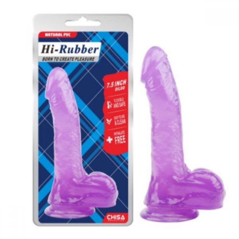 Фаллоимитатор 7.5 Inch Dildo, Purple 291892 CHISA