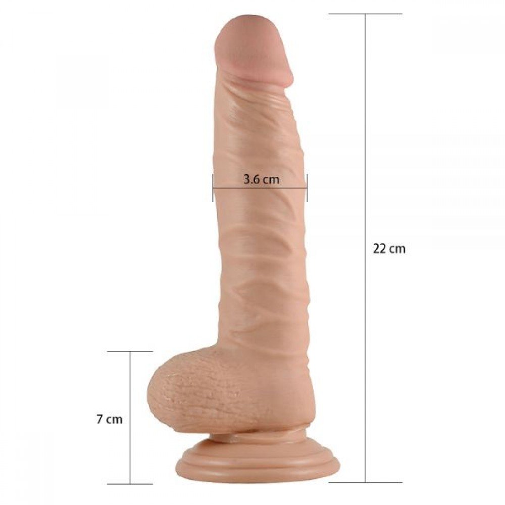 Фаллоимитатор 8.5" Real Extreme Dildo, Flesh 310004 LOVETOY
