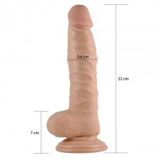 Фаллоимитатор 8.5" Real Extreme Dildo, Flesh 310004
