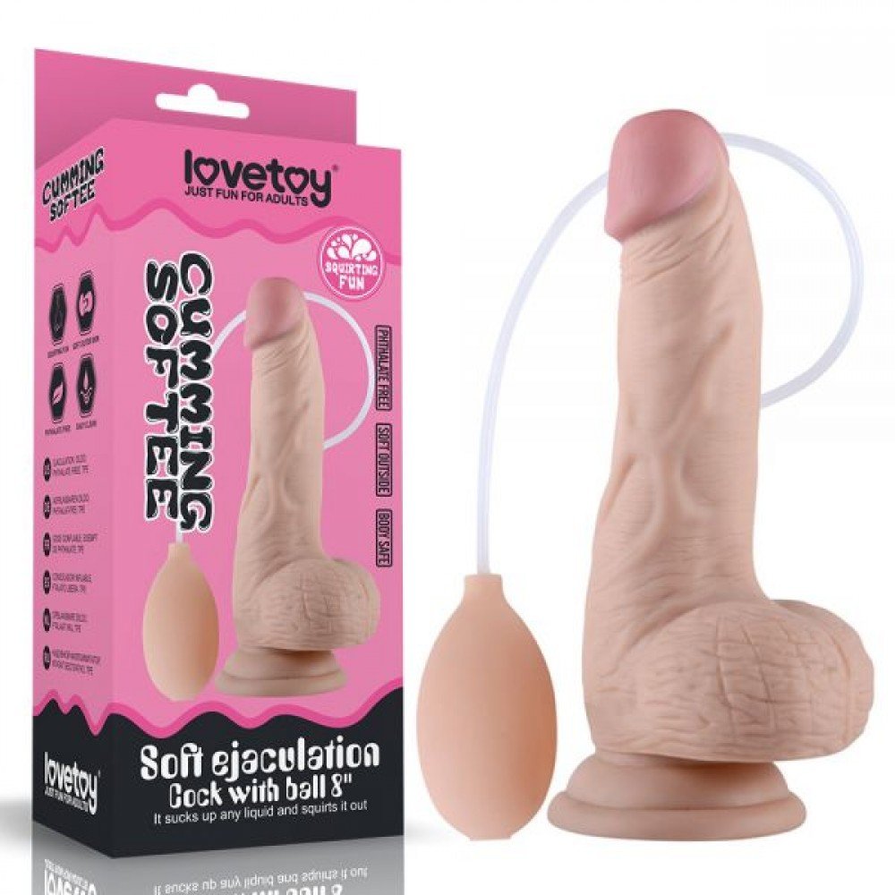 Фаллоимитатор с функцией семяизвержения 8" Squirting Dildo 310094 LOVETOY