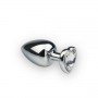 Анальная пробка, Silver Heart Diamond, L 281290