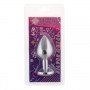 Анальная пробка, Silver Topaz, M 281129 CRYSTAL