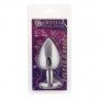 Анальная пробка, Silver Heart Amethyst, L 281228 CRYSTAL
