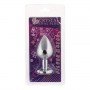 Анальная пробка, Silver Heart Amethyst, M 281229 CRYSTAL