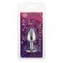 Анальная пробка,Silver Sapphire, S 280955 CRYSTAL