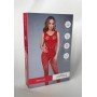 Сетка Bodystocking with dense and open patterns, red, S-L (40-46) 285021 LeFrivole