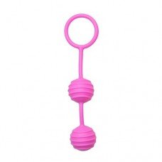 Вагинальные шарики Easytoys Vertical Ribbed Geisha Balls, Pink 281484