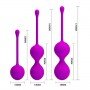 Набор вагинальных шариков Kegel Ball, Rose 30410 LYBAILE
