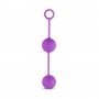 Вагинальные шарики Love balls With Counterweight, Purple 281494 EasyToys