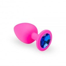 Анальная пробка, Pink Silicone Sapphire, L 280766