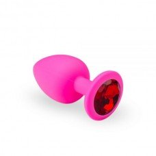 Анальная пробка, Pink Silicone Ruby, L 280232