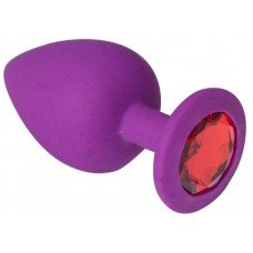 Анальная пробка, Purple Silicone Ruby, L 280574