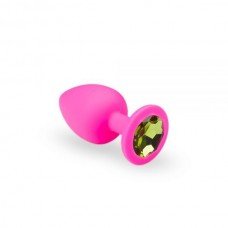 Анальная пробка, Pink Silicone Chrysolite, L 280745