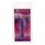 Анальная пробка, Purple Silicone Sapphire, M 280274 CRYSTAL