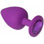 Анальная пробка, Purple Silicone Amethyst, L 280583