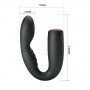 Вибромассажер для двоих Quintion, Black 30203 LYBAILE