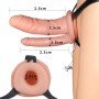 Страпон двойной с вибрацией Unisex Hollow Strap On Vibrating 310468 LOVETOY