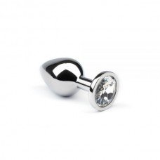 Анальная пробка утяжеленная Silver Diamond, M 281136