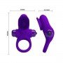 Эрекционное виброкольцо Vibrant penis ring II, Violet 30599 LYBAILE