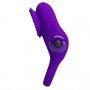 Эрекционное виброкольцо Vibrant penis ring II, Violet 30599 LYBAILE