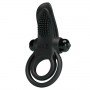 Эрекционное виброкольцо Vibrant penis ring, Black 30685 LYBAILE