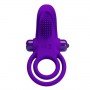 Эрекционное виброкольцо Vibrant Penis Ring, Violet 30595 LYBAILE