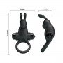 Эрекционное виброкольцо Vibrant penis ring I, Black 30596 LYBAILE